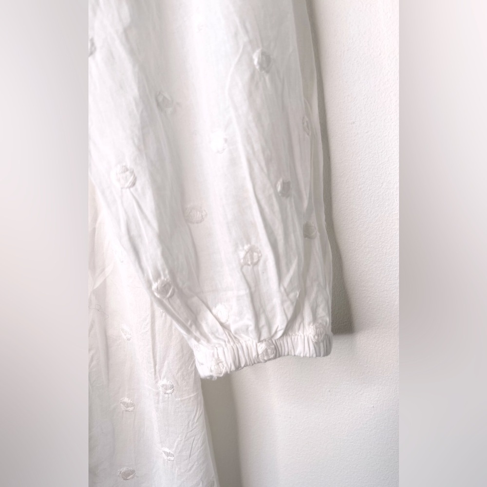 Black Tape_ White Eyelet Mini Dress - Picture 10 of 12